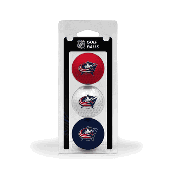 Columbus Blue Jackets Golf Balls - 3 Pack