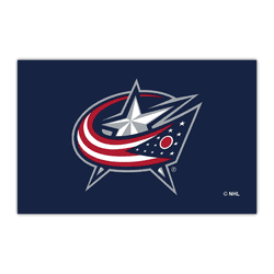 Columbus Blue Jackets HiDef Rookie Mat - 18in. X 30in.