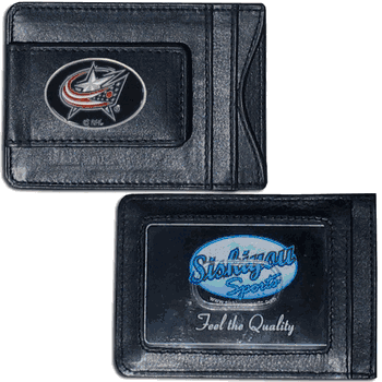 Columbus Blue Jackets Leather Cash & Cardholder