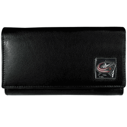 Columbus Blue Jackets Leather Women's Wallet