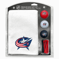 Columbus Blue Jackets Microfiber Towel Gift Set - 16 x 40 (White)