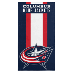 Columbus Blue Jackets NHL Zone Read Beach Towel 30 x 60 inches