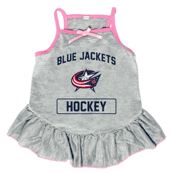 Columbus Blue Jackets Pet Dress Grey Type Medium
