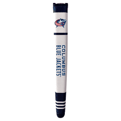 Columbus Blue Jackets Putter Grip (White with colored stripes)