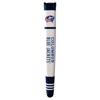 Columbus Blue Jackets Putter Grip (White with colored stripes)