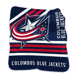 Columbus Blue Jackets Raschel Throw