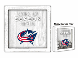 Columbus Blue Jackets Saving for Tickets Money Box