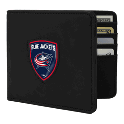 Columbus Blue Jackets Shield Wallet - Black