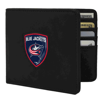 Columbus Blue Jackets Shield Wallet - Black