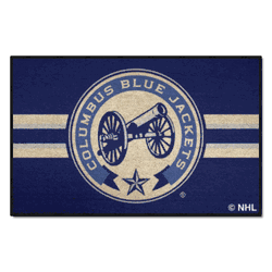 Columbus Blue Jackets Starter Mat Accent Rug - 19in. x 30in. Uniform Alternate Design