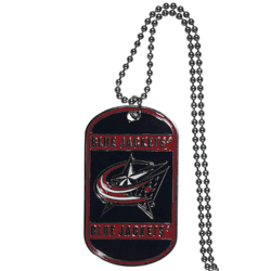 Columbus Blue Jackets Tag Necklace