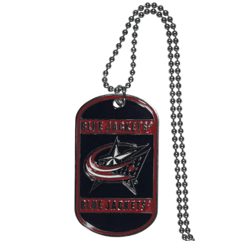 Columbus Blue Jackets Tag Necklace