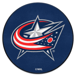 Columbus Blue JacketsBlue JacketsHockey Puck Rug - 27in. Diameter