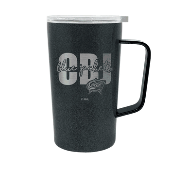 Columbus Bluejackets 18oz Onyx Hustle Travel Mug