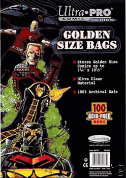 Comic Bags - Golden Size (100 per pack)