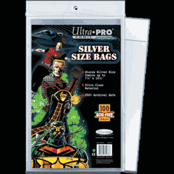 Comic Bags - Silver Size (100 per pack)