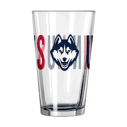 Connecticut Huskies 16oz Overtime Pint Glass