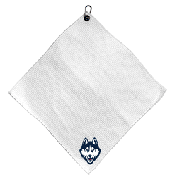 Connecticut Huskies Microfiber Small Towel - 15" x 15" (White)