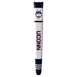 Connecticut Huskies Putter Grip (White with colored stripes)