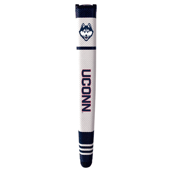 Connecticut Huskies Putter Grip (White with colored stripes)