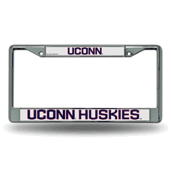 Connecticut Huskies Chrome Frame