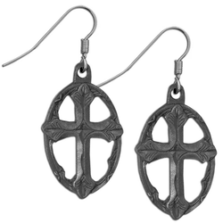 Cross Dangle Earrings