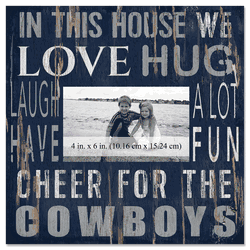Dallas Cowboys 10x10 In This House Frame