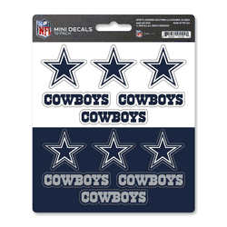 Dallas Cowboys 12 Count Mini Decal Sticker Pack