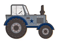 Dallas Cowboys 12" Tractor Cutout Sign