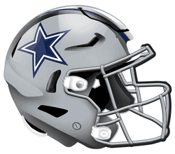 Dallas Cowboys 12in Authentic Helmet Sign