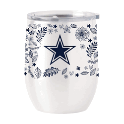 Dallas Cowboys 16oz Botanical Stainless Curved Beverage