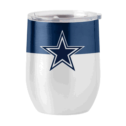 Dallas Cowboys 16oz Colorblock Stainless Curved Beverage