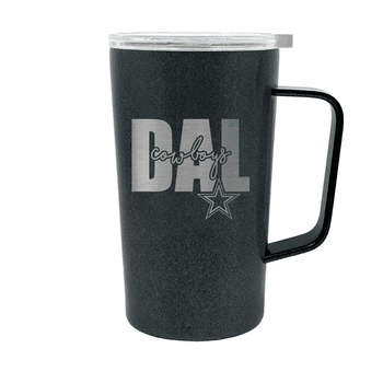 Dallas Cowboys 18oz Onyx Hustle Travel Mug