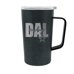 Dallas Cowboys 18oz Onyx Hustle Travel Mug