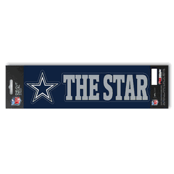 Dallas Cowboys 2 Piece Team Slogan Decal Sticker Set