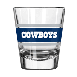 Dallas Cowboys 2oz Stripe Shot Glass