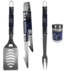 Dallas Cowboys 3 pc Tailgater BBQ Set and Season Shaker