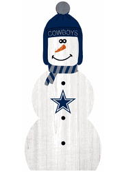 Dallas Cowboys 31" Snowman Leaner
