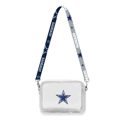 Dallas Cowboys 3D Logo Clear Fanny Fan Purse