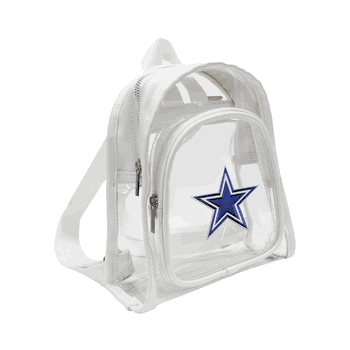 Dallas Cowboys 3D Logo Clear Mini Backpack