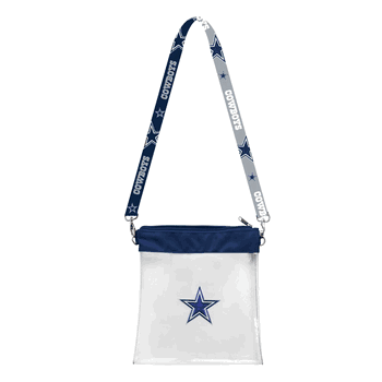 Dallas Cowboys 3D Logo Clear Satchelette