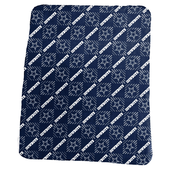 Dallas Cowboys 50x60 Repeating Pattern Fleece Throw