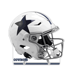 Dallas Cowboys Acrylic Standee, Throwback Helmet 1