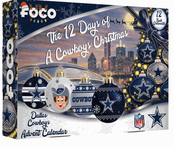 Dallas Cowboys Advent Calendar Ball Ornament