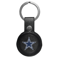 Dallas Cowboys AirTag Compatible Leather Key Chain
