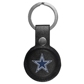 Dallas Cowboys AirTag Compatible Leather Key Chain