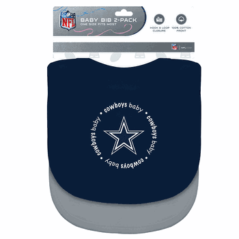Dallas Cowboys Baby Bibs 2-Pack