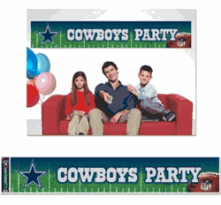 Dallas Cowboys Banner 12x65 Party Style CO