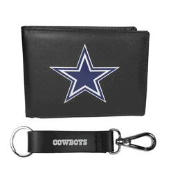 Dallas Cowboys Bi-fold Wallet & Strap Key Chain