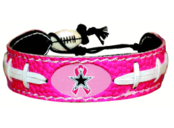 Dallas Cowboys Bracelet Breast Cancer Awareness Ribbon Pink Football CO